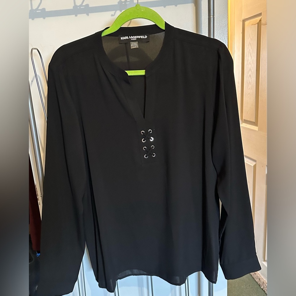Karl Lagerfeld blouse.